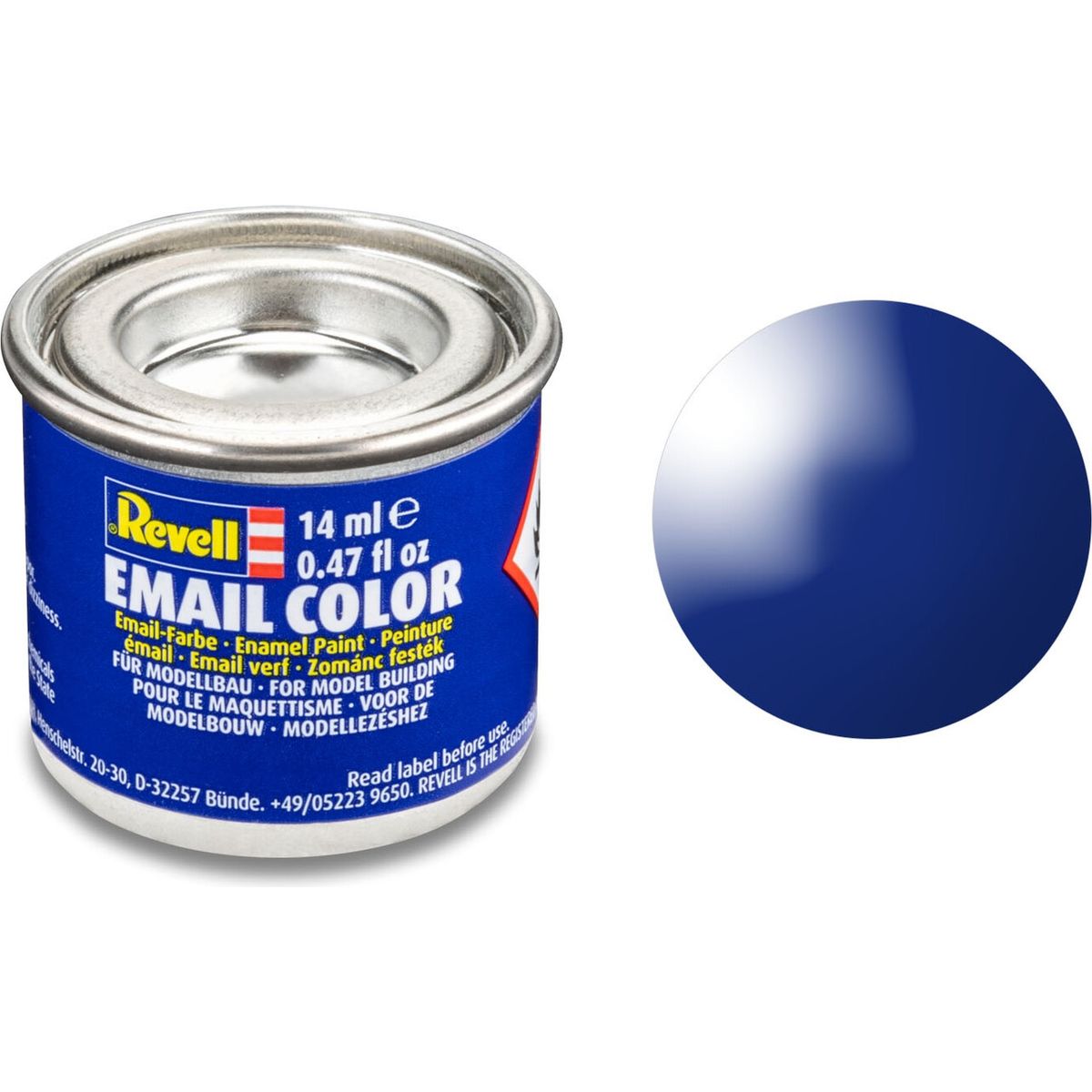 Emalje Maling Til Hobby - Revell - Ultramarine Blue Gloss 14 Ml