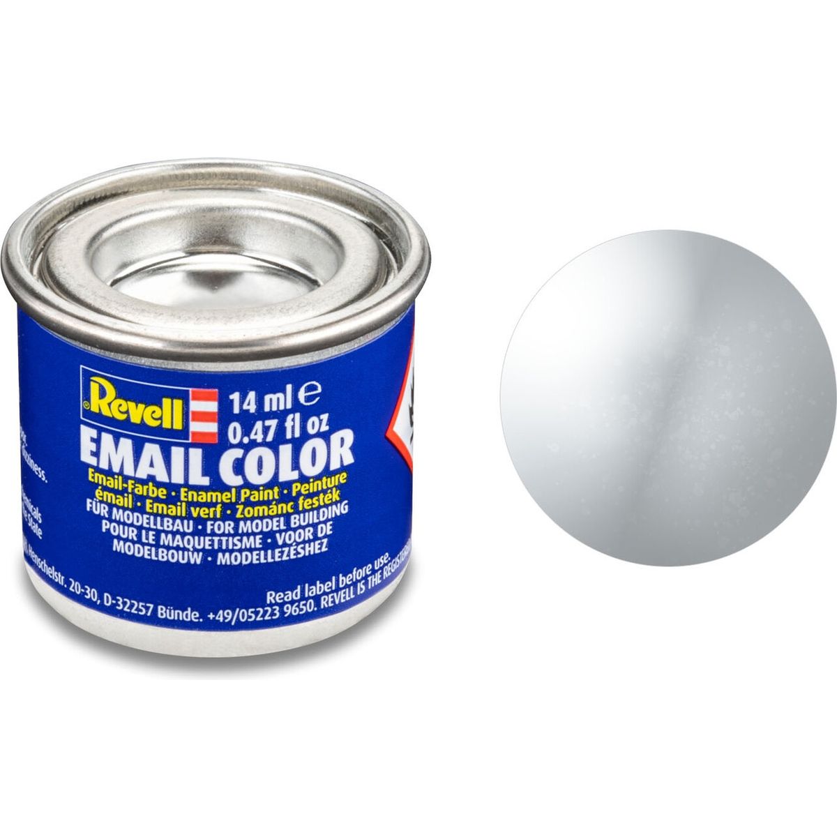 Emalje Maling Til Hobby - Revell - Aluminium Metallic 14 Ml