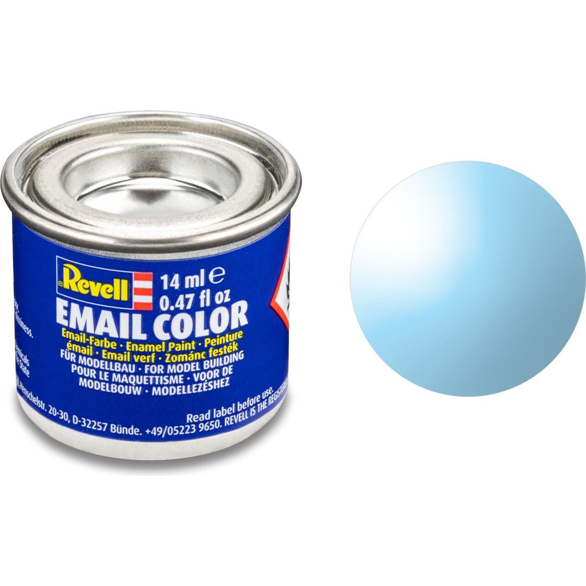 Emalje Maling Til Hobby - Revell - Blue Clear 14 Ml