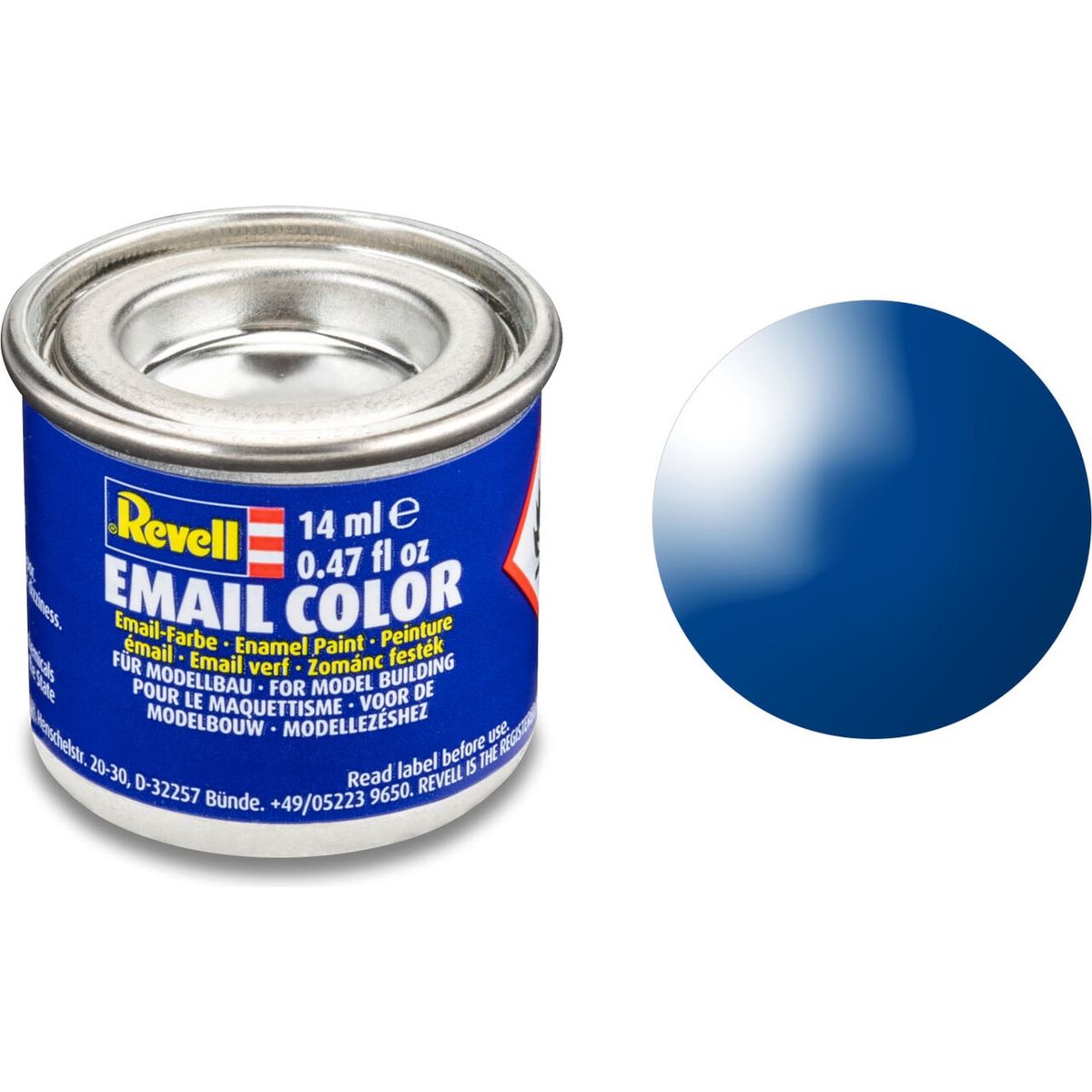 Emalje Maling Til Hobby - Revell - Blue Gloss 14 Ml