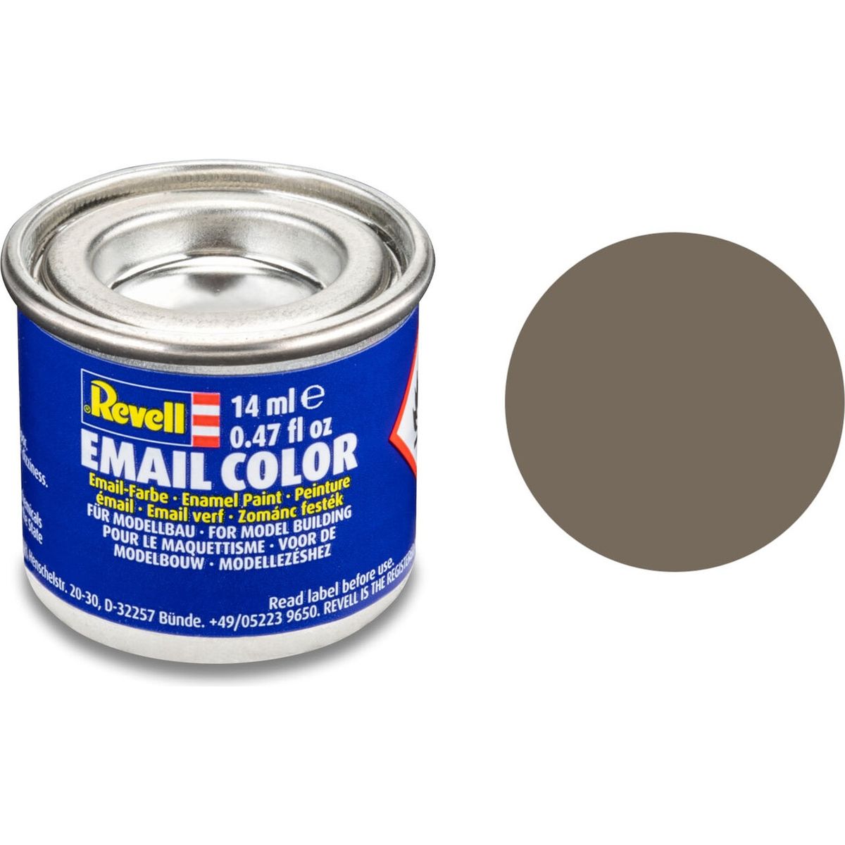 Emalje Maling Til Hobby - Revell - Earth Brown Mat 14 Ml