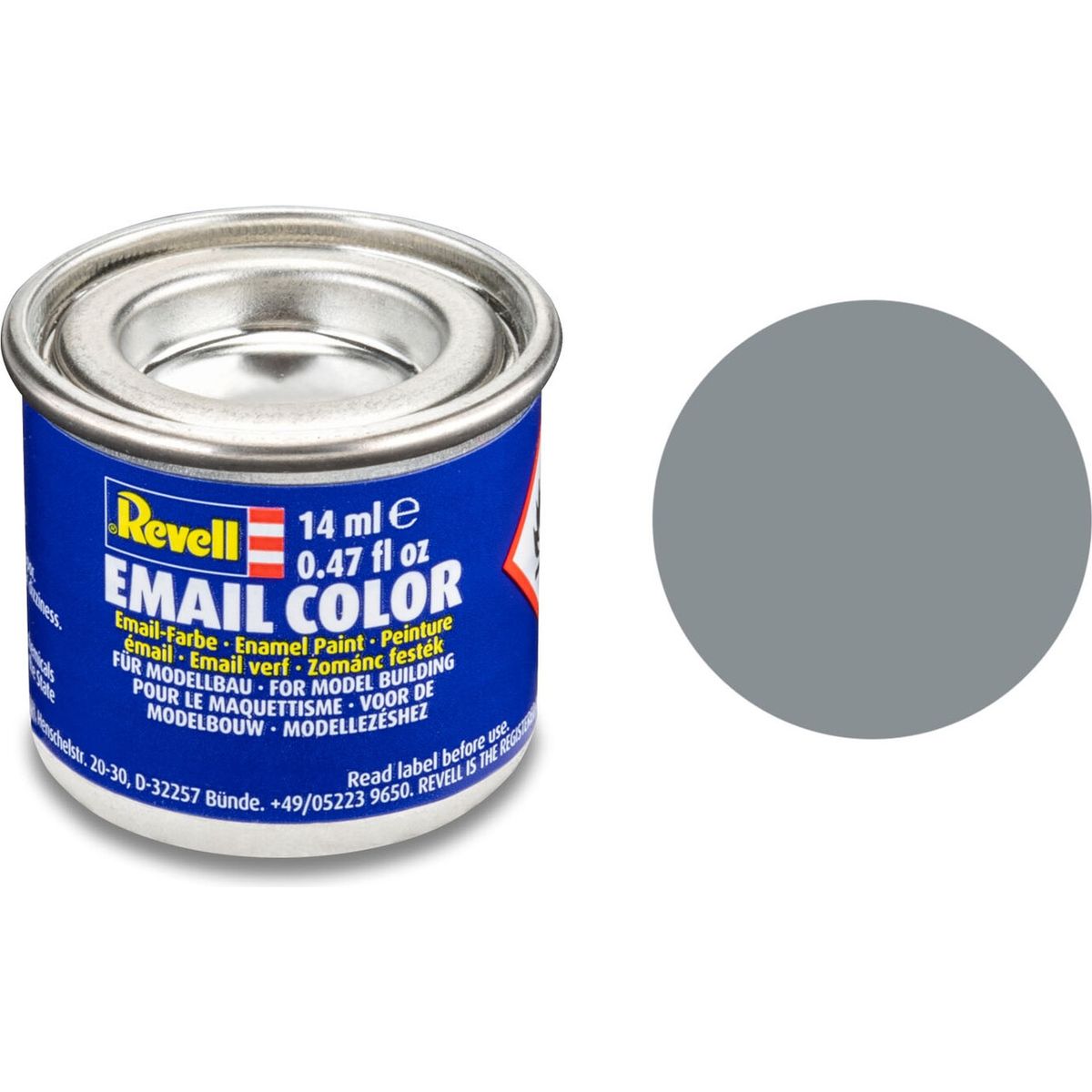 Emalje Maling Til Hobby - Revell - Grey Mat Usaf 14 Ml