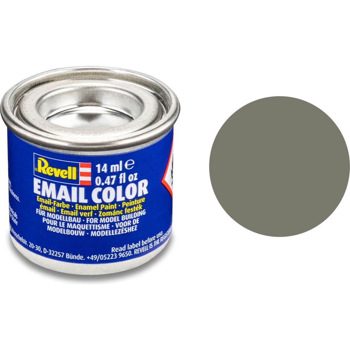 Emalje Maling Til Hobby - Revell - Light Olive Mat 14 Ml