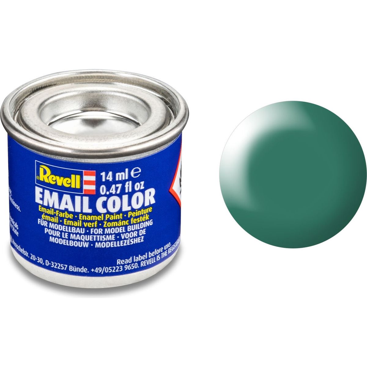 Emalje Maling Til Hobby - Revell - Patina Green Silk 14 Ml