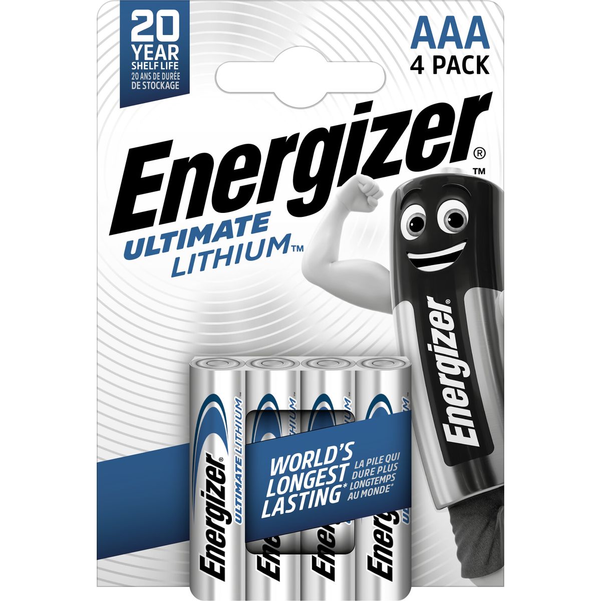 Energizer - Batterier Aaa - Ultimate Lithium - 4 Stk