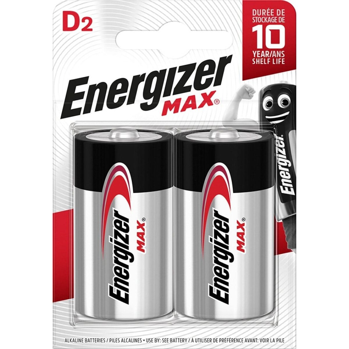 Energizer - Max D/lr20 2-pack