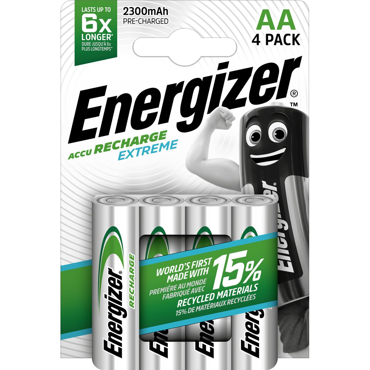 Energizer - Recharge Extreme Aa/2300 Mah (4-pack)