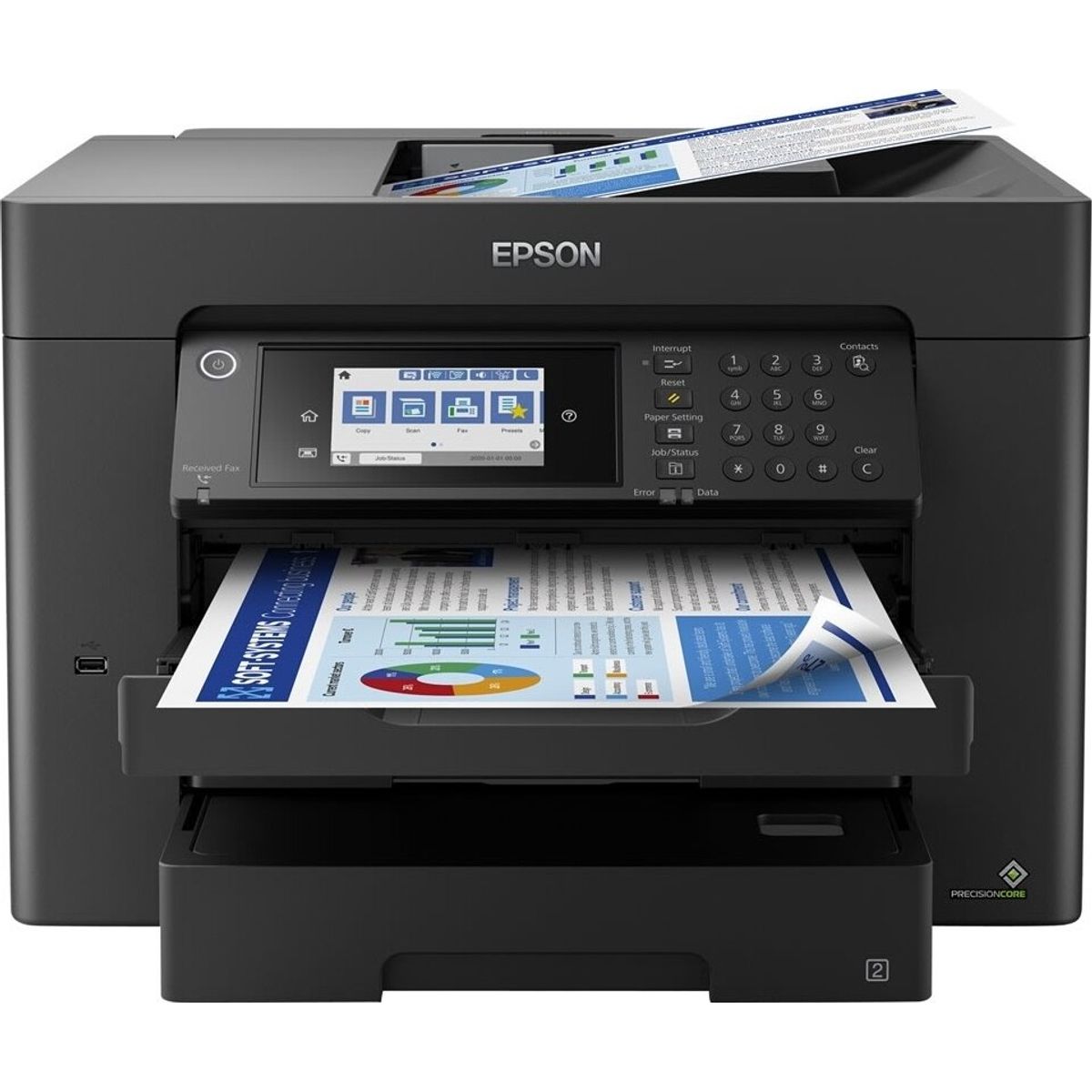 Epson Workforce Wf-7840dtwf - Printer Med Fax