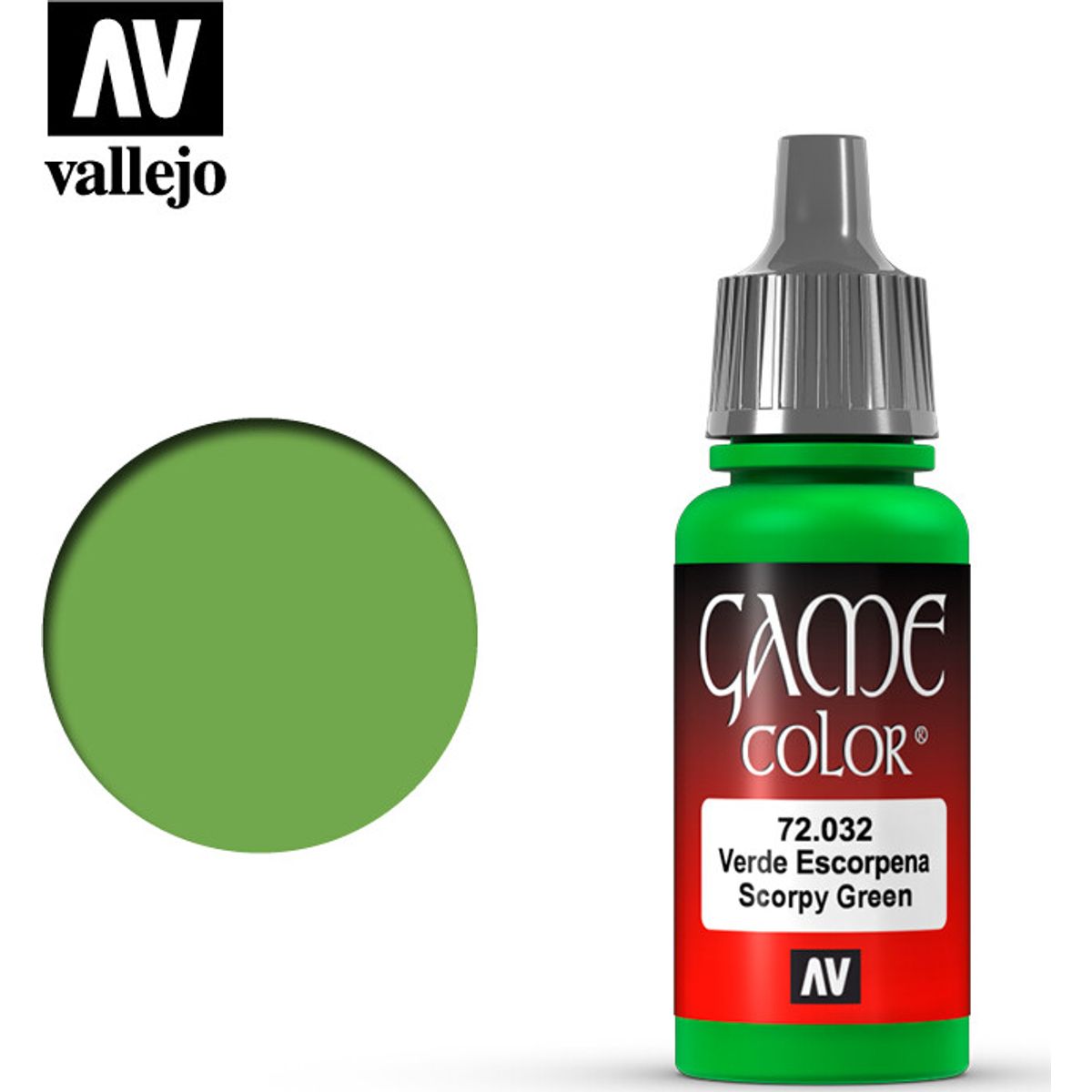 Vallejo - Game Color - Escorpean Green Mat - 18 Ml - 72032