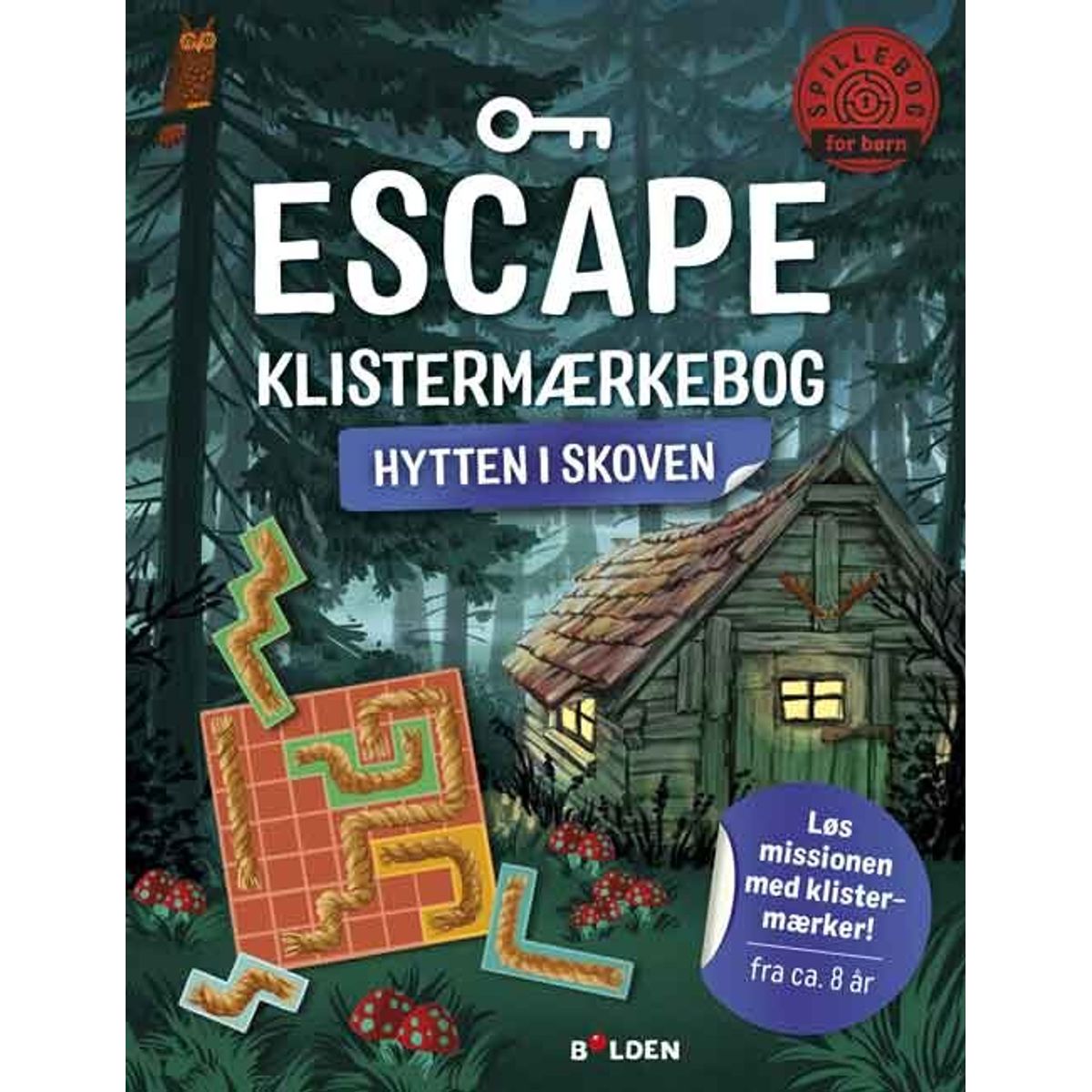 Escape Klistermærkebog: Hytten I Skoven - Philipp Kiefer - Bog