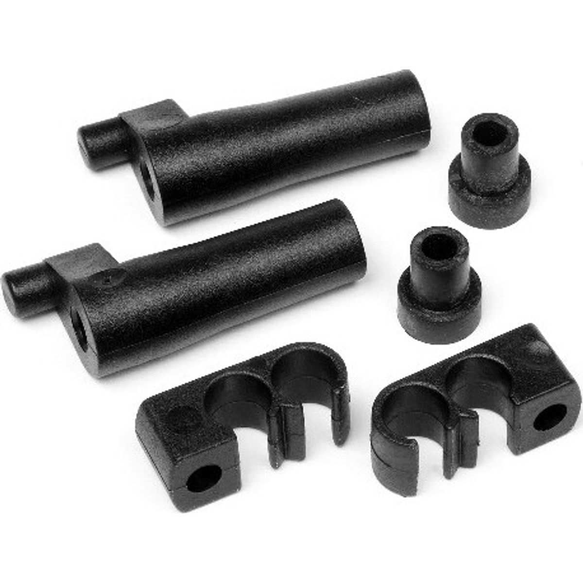 Fuel Tank Stand-off And Fuel Line Clips Set - Hp67364 - Hpi Racing