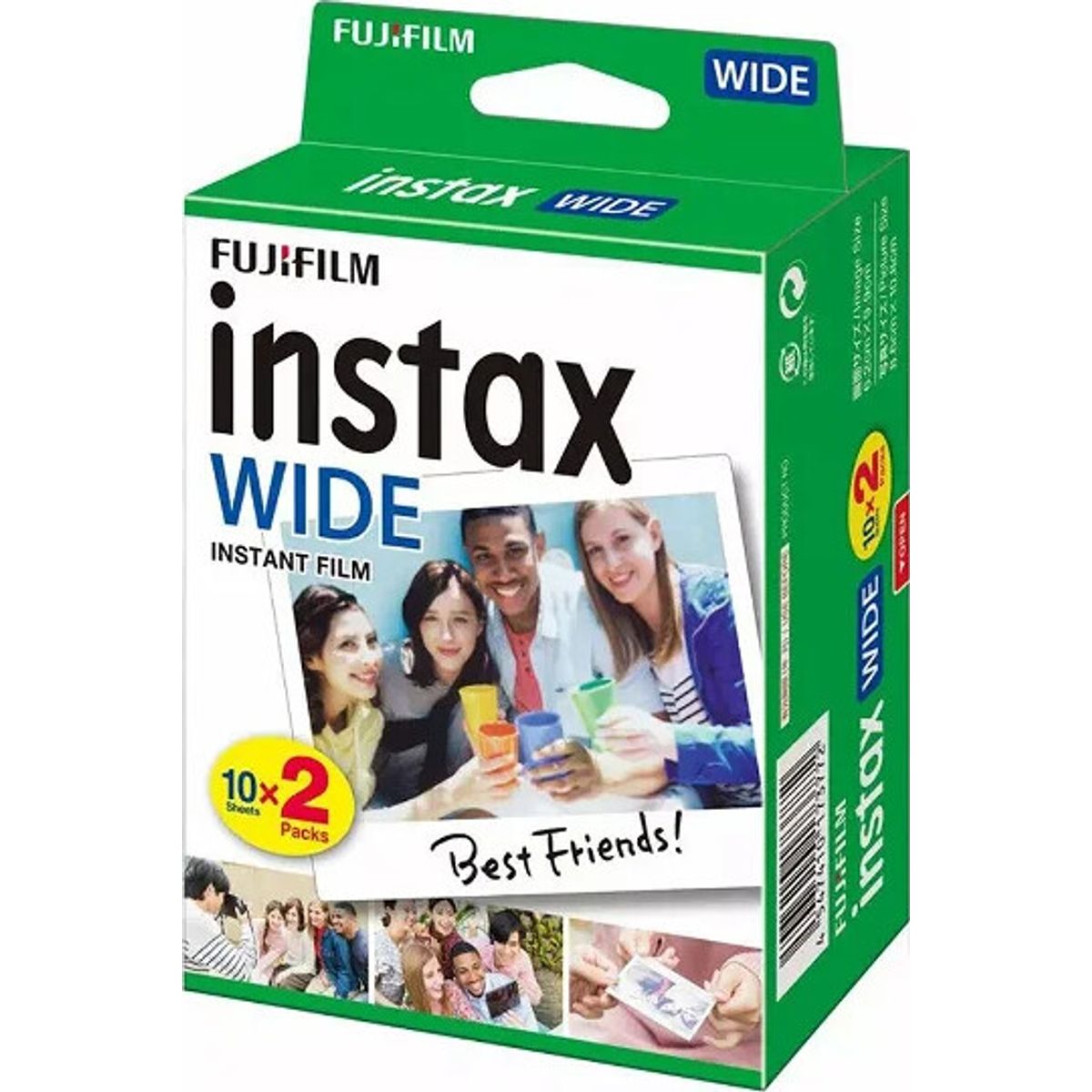 Fujifilm - Instax Wide Instant Film - 20 Stk