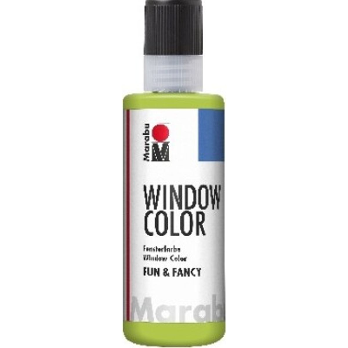 Marabu - Fun & Fancy - Vinduesmaling - 80 Ml - Vårgrøn