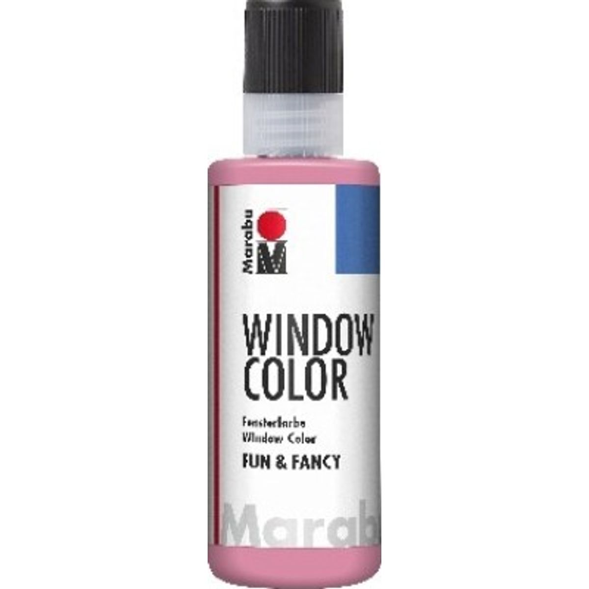 Marabu - Fun & Fancy - Vinduesmaling - 80 Ml - Lys Rosa