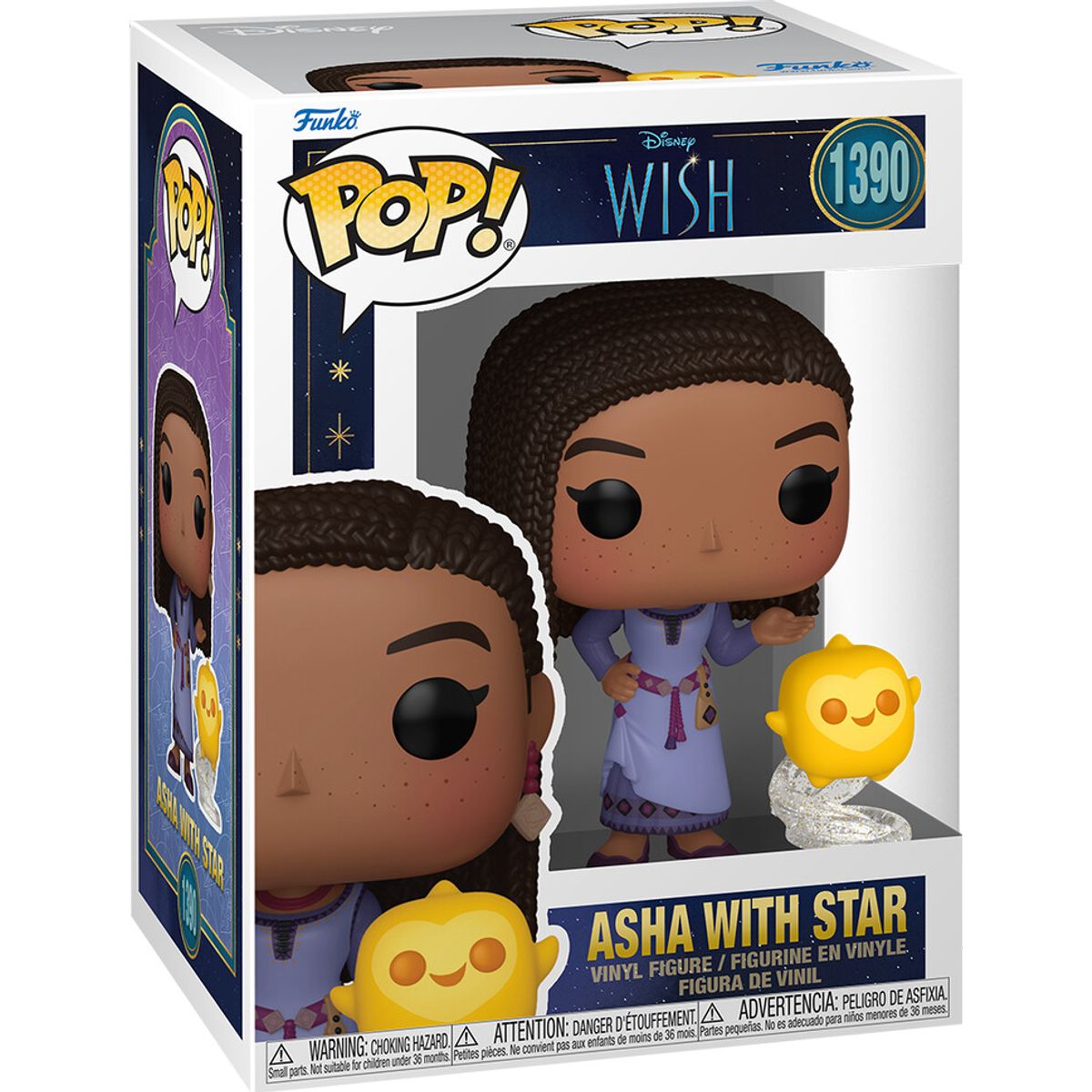 Funko Pop - Disney Wish - Asha Med Stjerne Figur - 1390