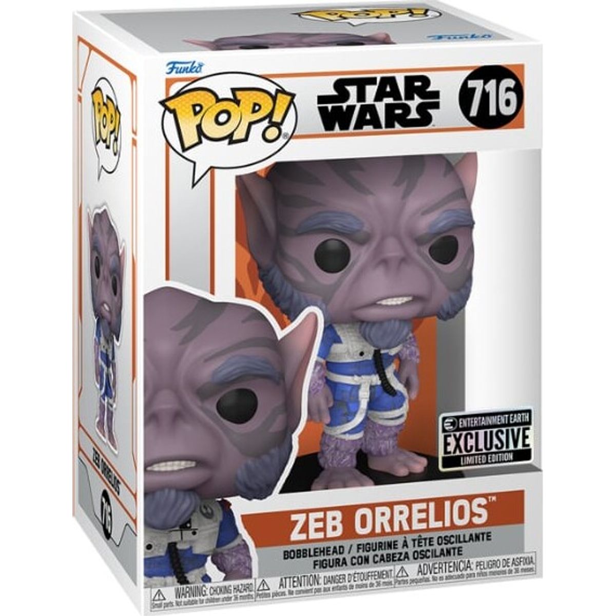 Funko Pop - Star Wars Mandalorian - Zeb Orrelios Figur - 716