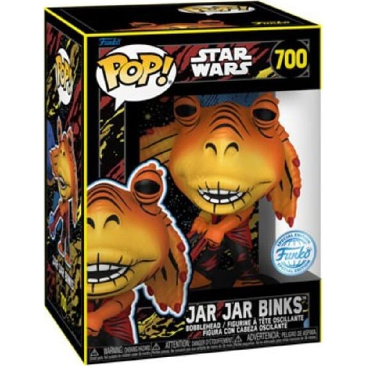 Funko Pop - Star Wars - 25 år - Jar Jar Binks Figur - 700