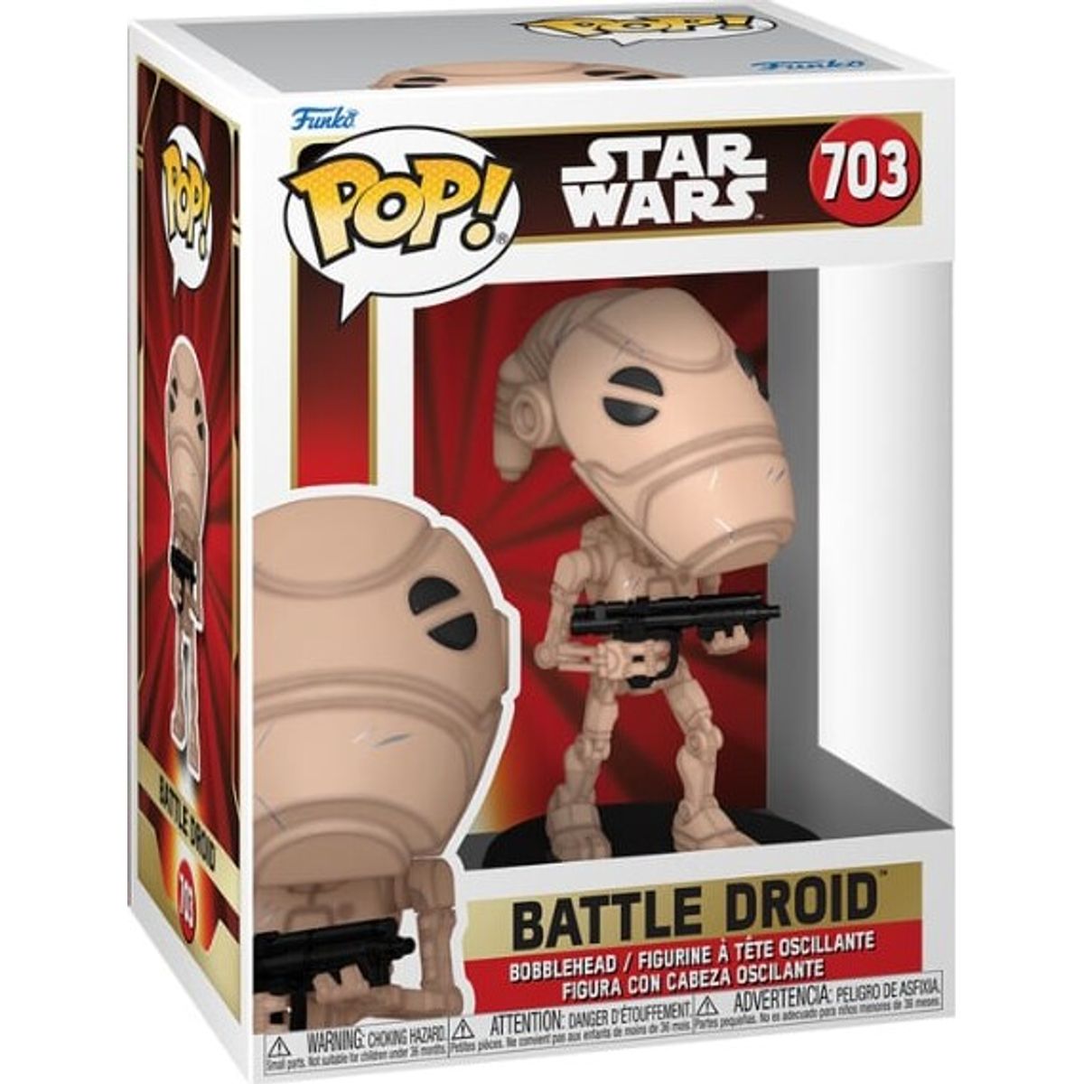 Funko Pop - Star Wars - Battle Droid Figur - 703