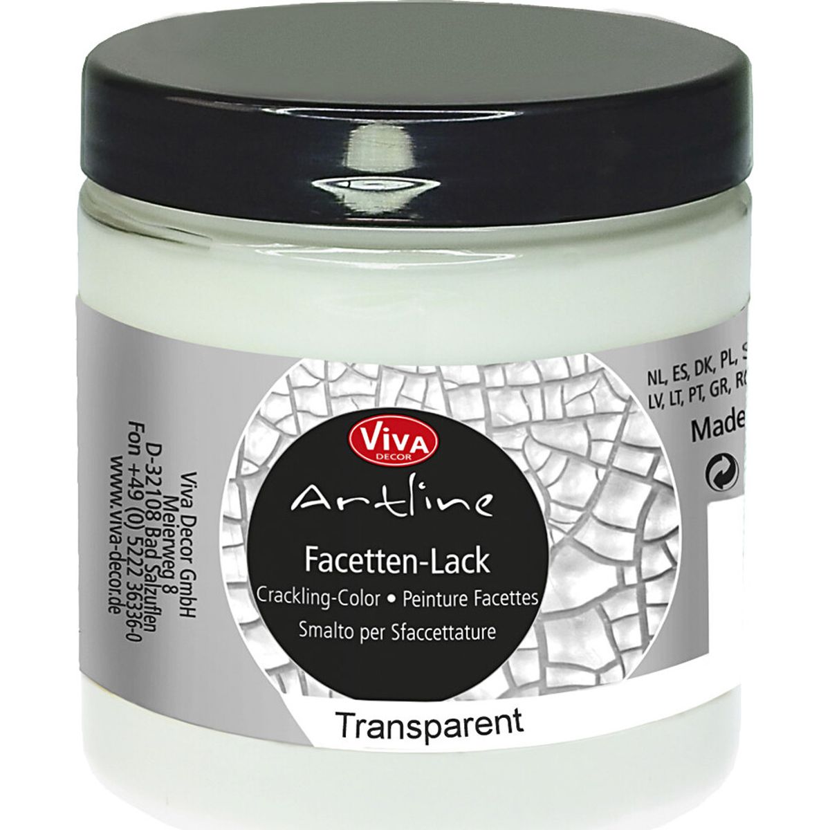 Viva Decor - Artline - Facetten-lack - Klar Transparent Lak 250 Ml