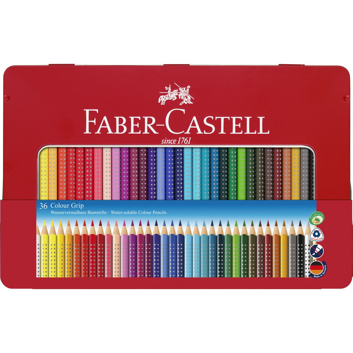 Colour Grip Farveblyant - Tinæske Med 36 Stk - Faber-castell