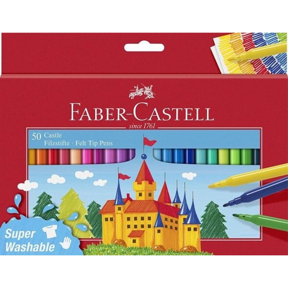 Faber-castell - Castle Tusser - 50 Farver