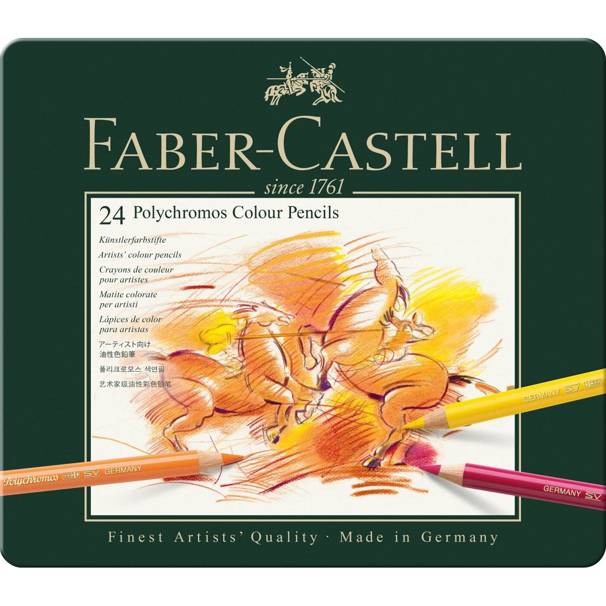 Faber-castell Farveblyanter - Polychromos - 24 Stk