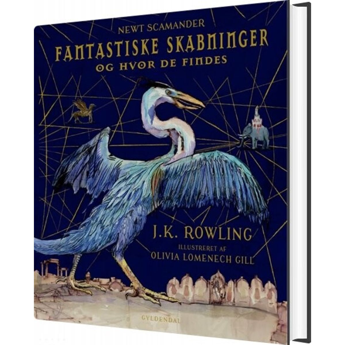 Fantastiske Skabninger Og Hvor De Findes - Illustreret Udgave - J. K. Rowling - Bog