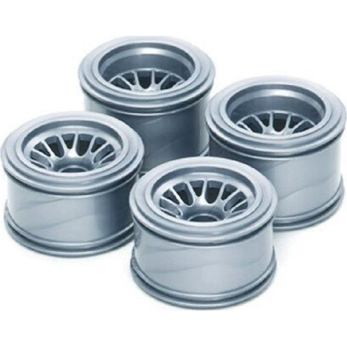 F104 Mesh Wheels (rubber Tire) - 51398 - Tamiya