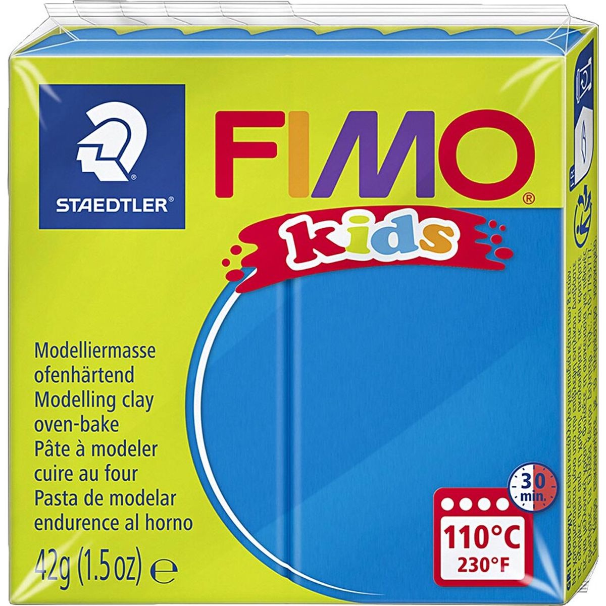 Fimo - Ler Til Ovn - Kids - Blå - 42 G