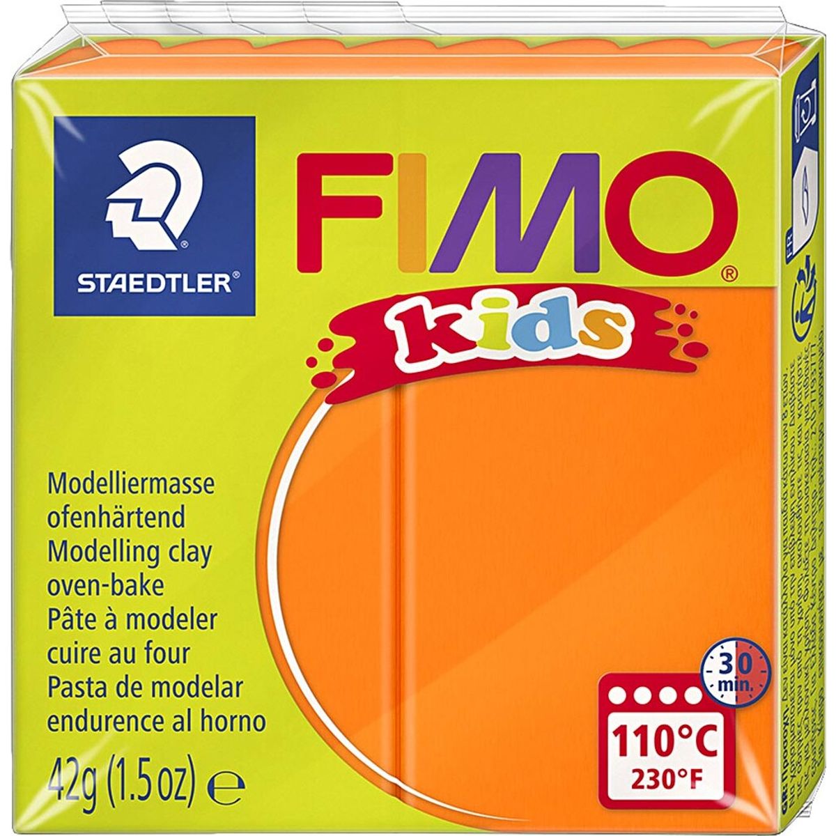 Fimo - Ler Til Ovn - Kids - Orange - 42 G