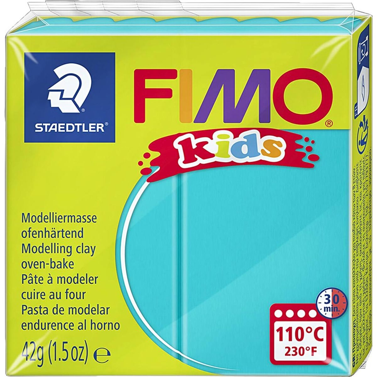 Fimo - Ler Til Ovn - Kids - Turkis - 42 G