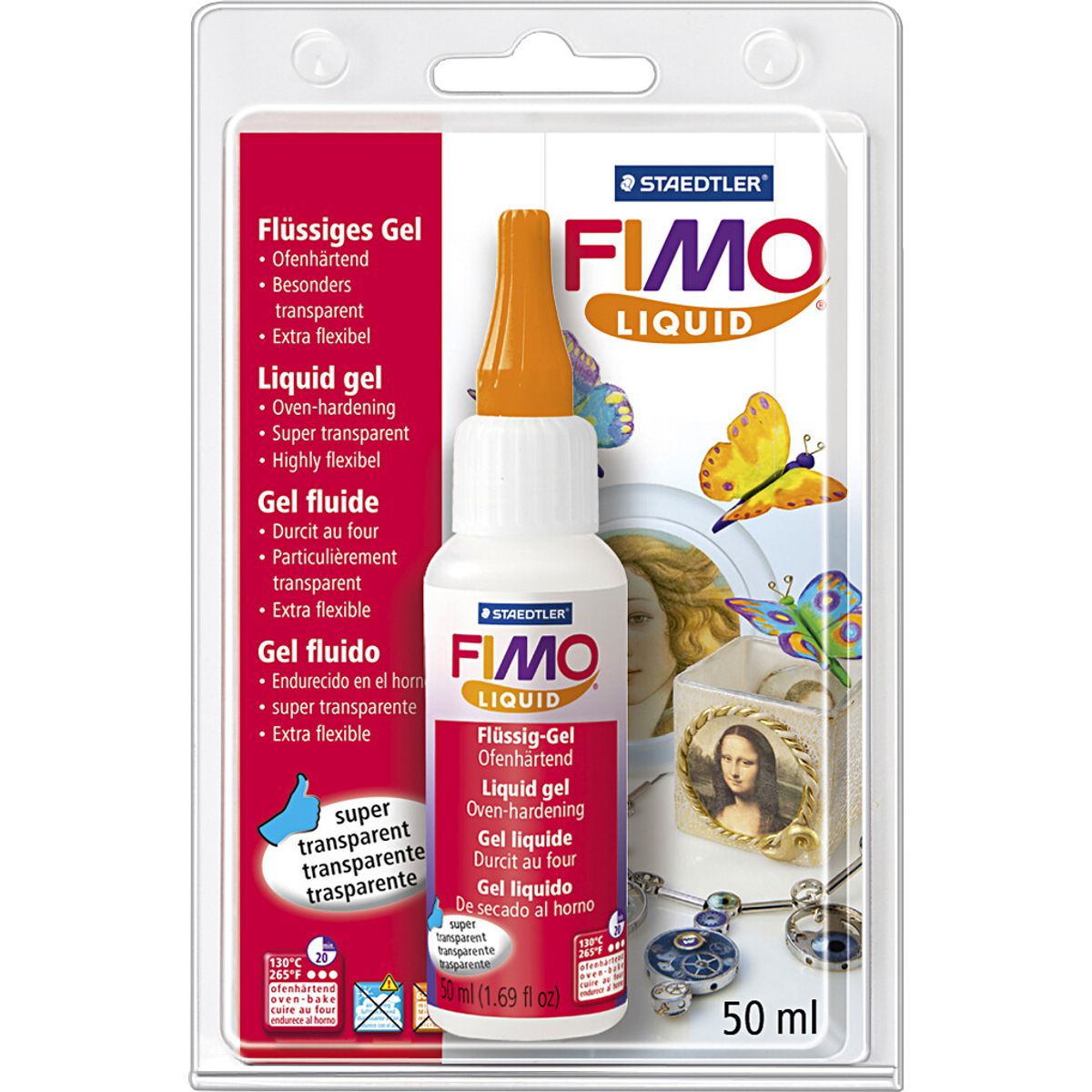 Fimo - Liquid Gel - Transparent - 50 Ml - Staedtler