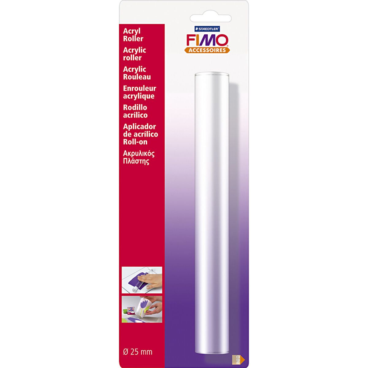 Staedtler - Fimo Accessoires Akryl Lerrulle