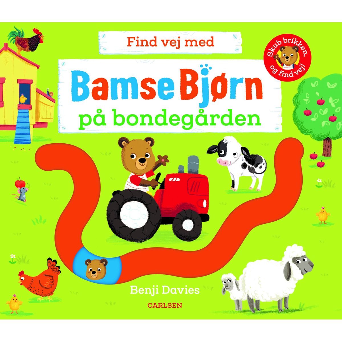 Find Vej Med Bamse Bjørn: På Bondegården - Benji Davies - Bog