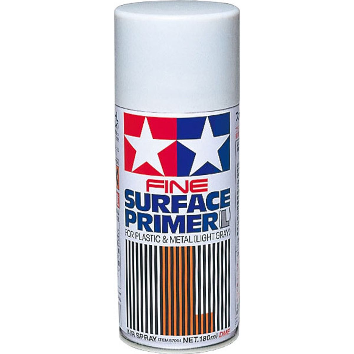 Tamiya - Fine Surface Primer Spray L- Light Grey 180 Ml - 87064