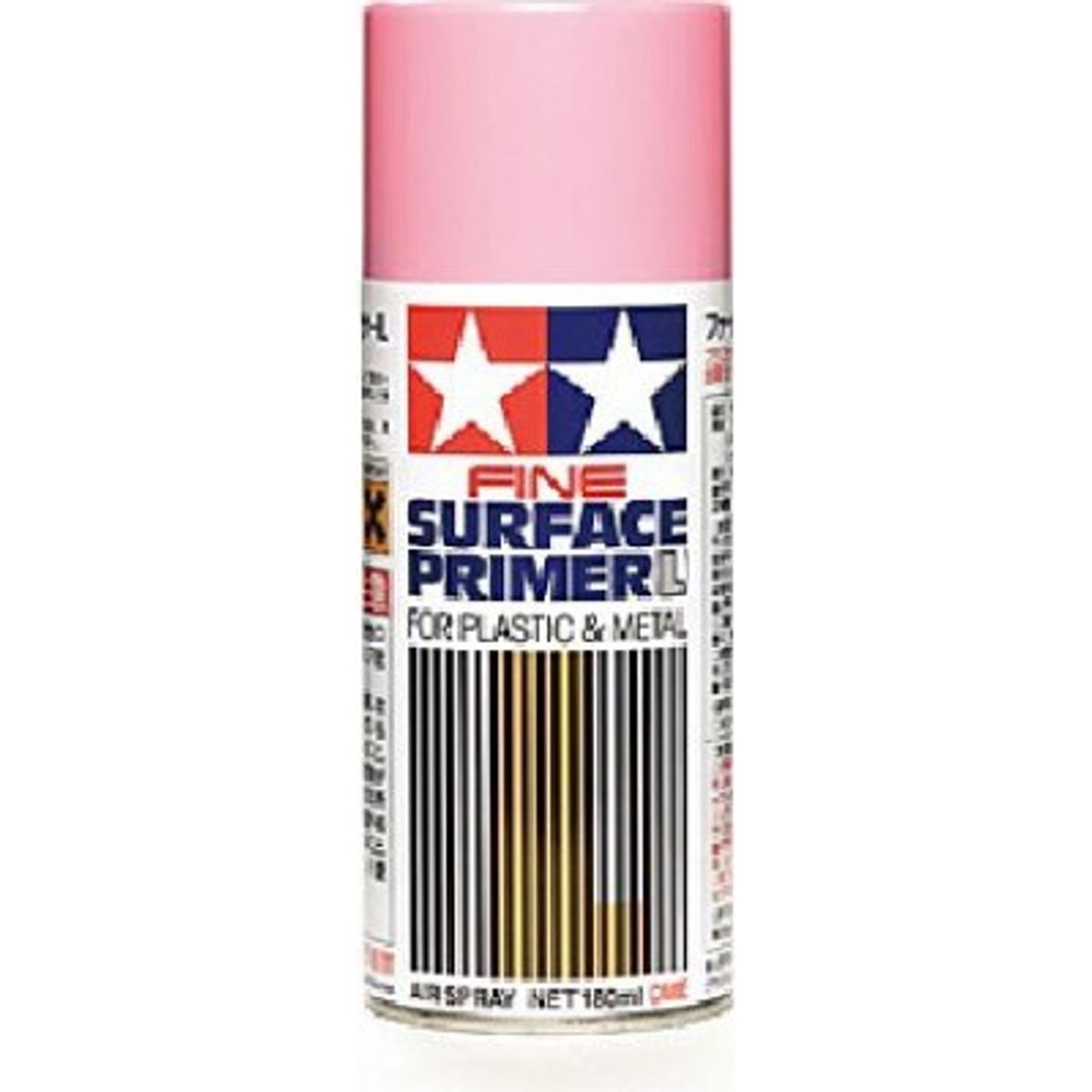 Tamiya - Fine Surface Primer Spray L - Pink 180 Ml - 87146