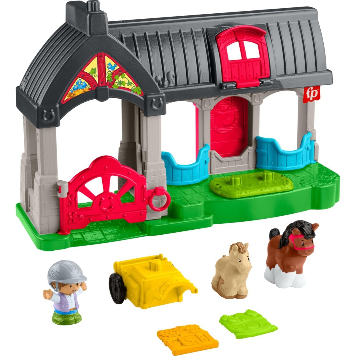 Fisher Price - Little People - Hestestald Legetøj Sæt