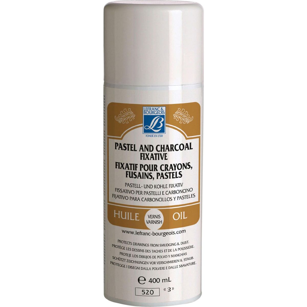 Lefranc & Bourgeois - Pastel And Charcoal Fixative 400 Ml