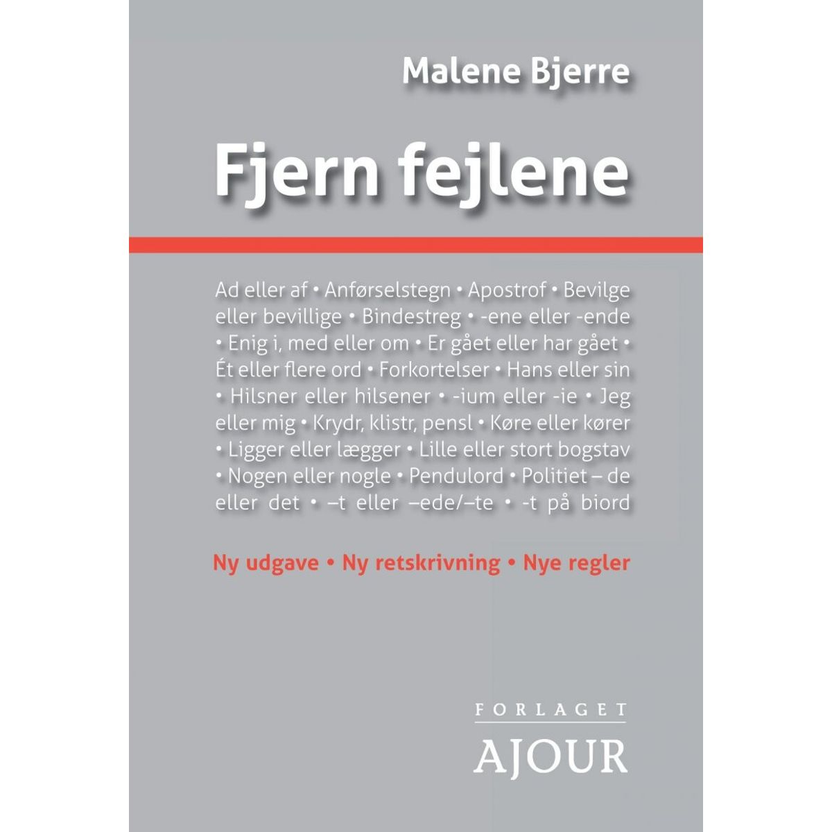 Fjern Fejlene - Malene Bjerre - Bog