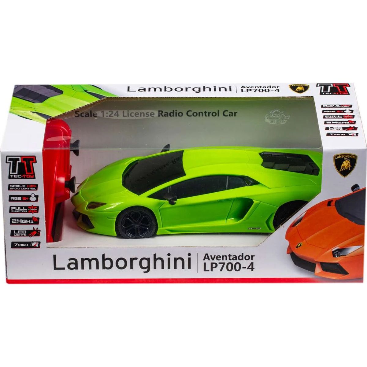 Fjernstyret Lamborghini Aventador Lp 700-4 - 1:24 - Grøn