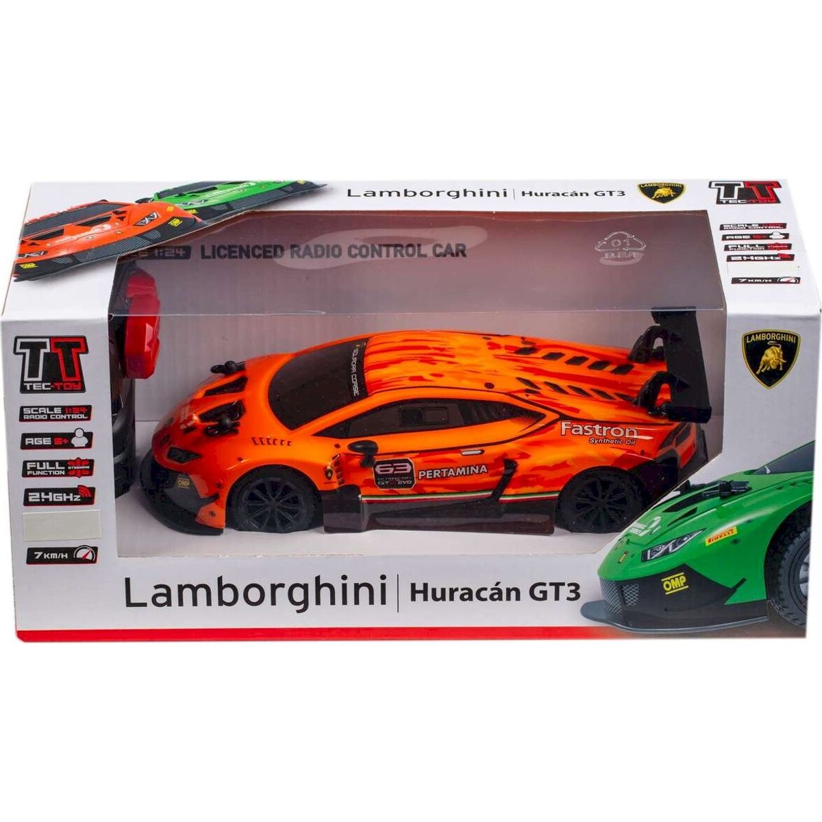 Fjernstyret Lamborghini Huracan Gt3 - 1:24 - 2,4 Ghz - Orange