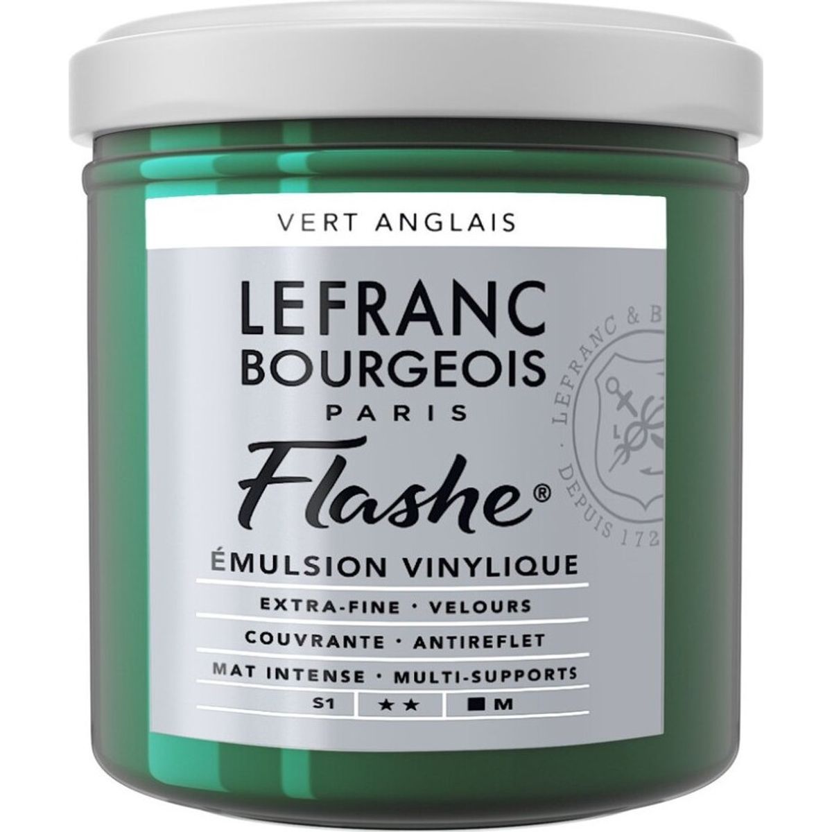 Lefranc & Bourrgeois - Akrylmaling - Chrome Green 125 Ml