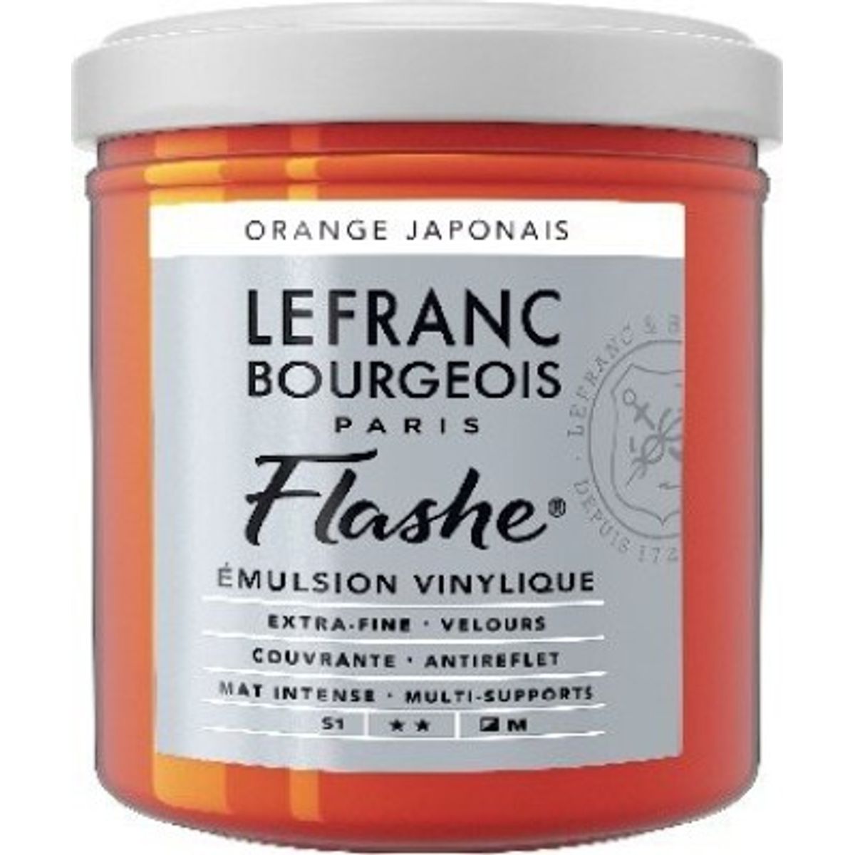 Lefranc & Bourgeois - Akrylmaling - Japanese Orange 125 Ml