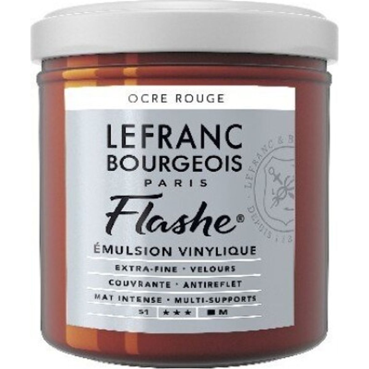 Lefranc & Bourgeois - Akrylmaling - Flashe - Red Ochre 125 Ml