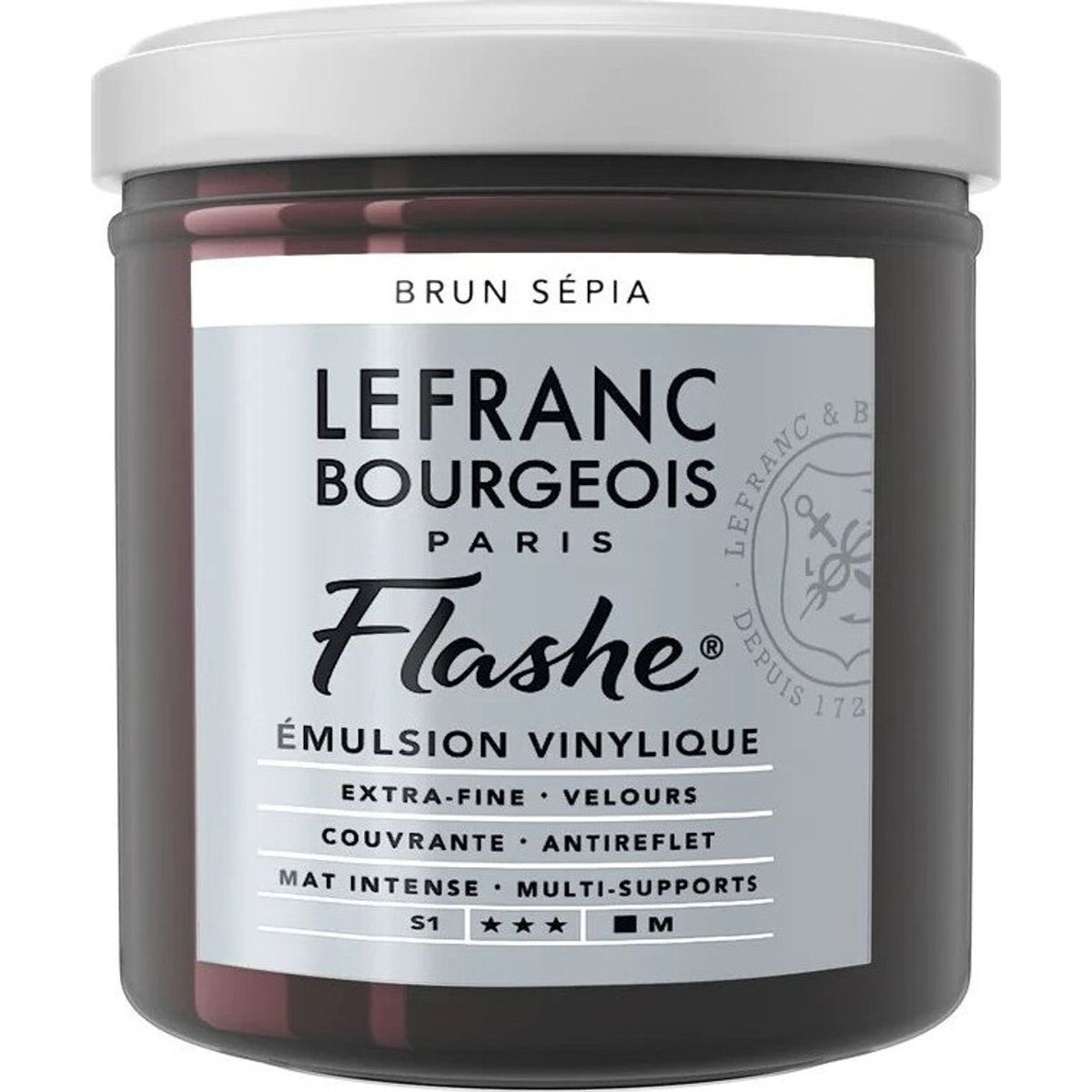 Lefranc & Bourgeois - Flashe Akrylmaling - Sepia Brown 125 Ml