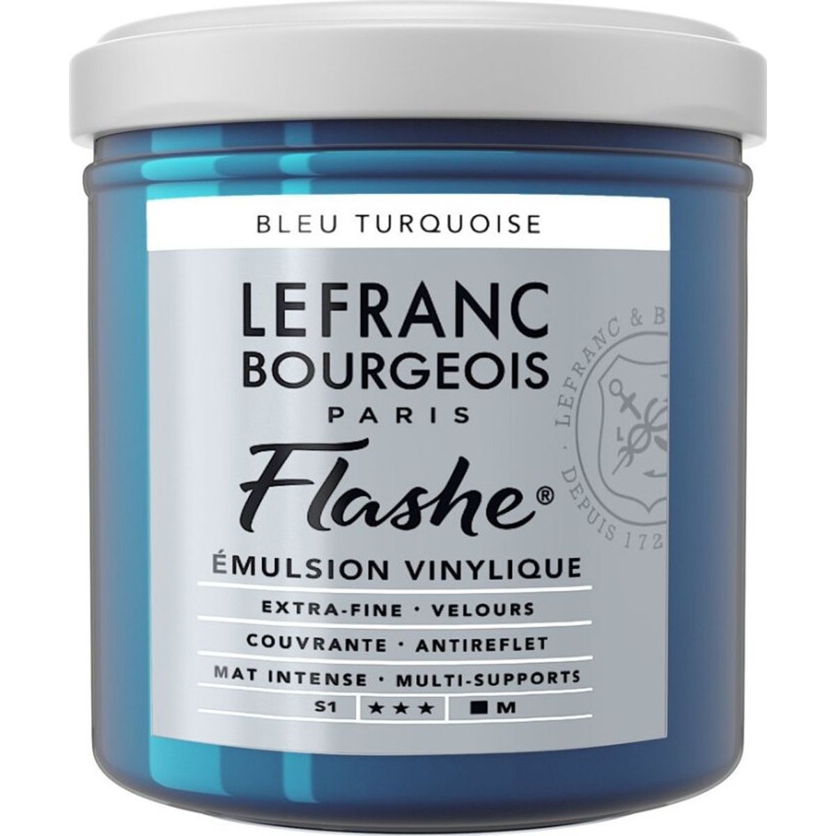 Lefranc & Bourgeois - Akrylmaling - Flashe - Turquoise Blue 125 Ml