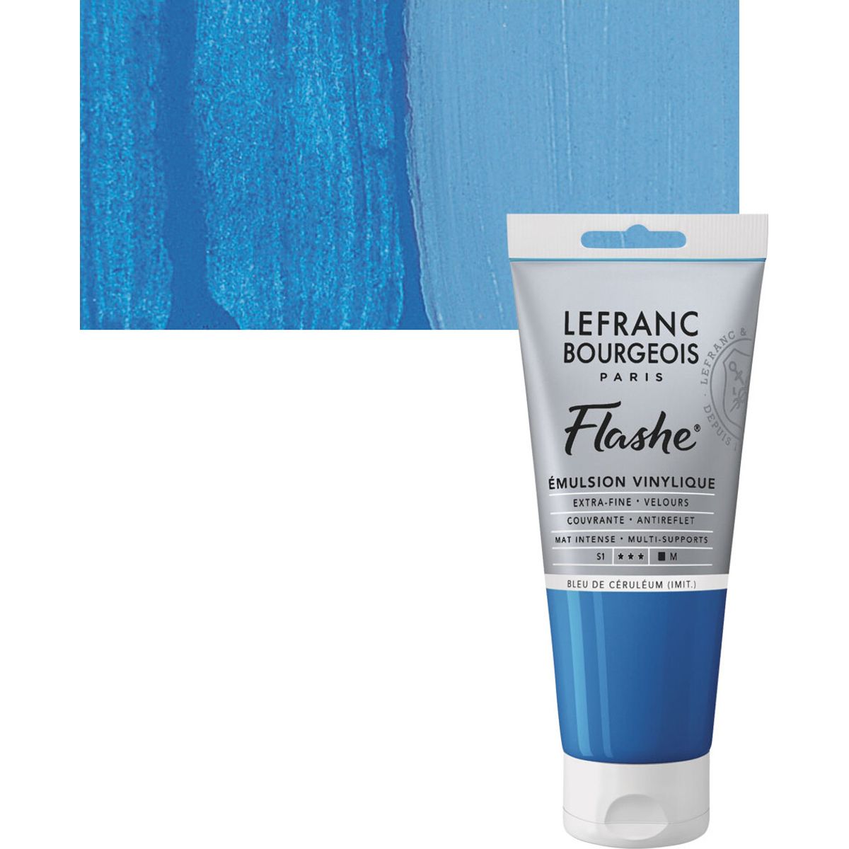 Lefranc & Bourgeois - Akrylmaling - Cerulean Blue Hue 80 Ml