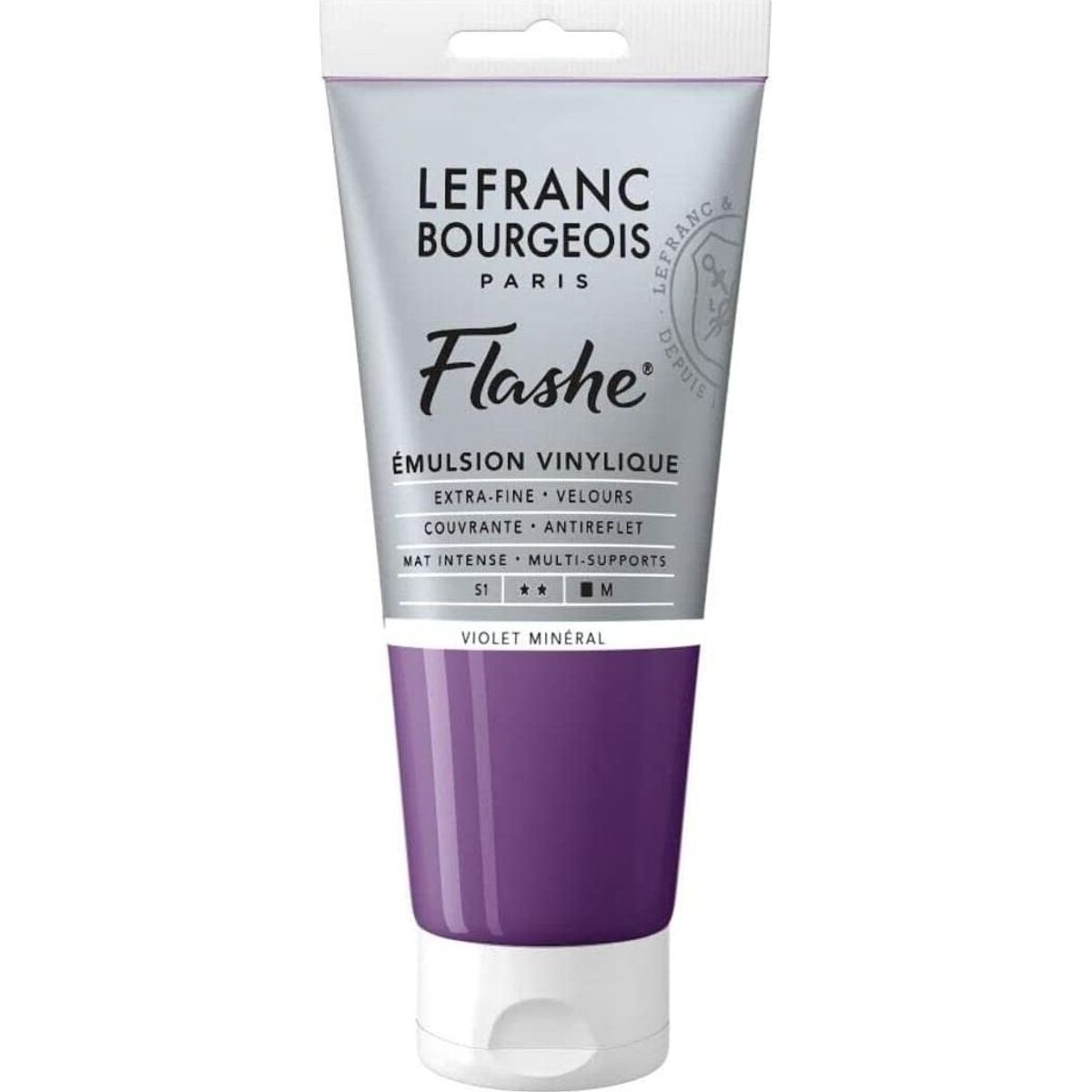 Lefranc & Bourgeois - Flashe Akrylmaling - Mineral Violet 80 Ml