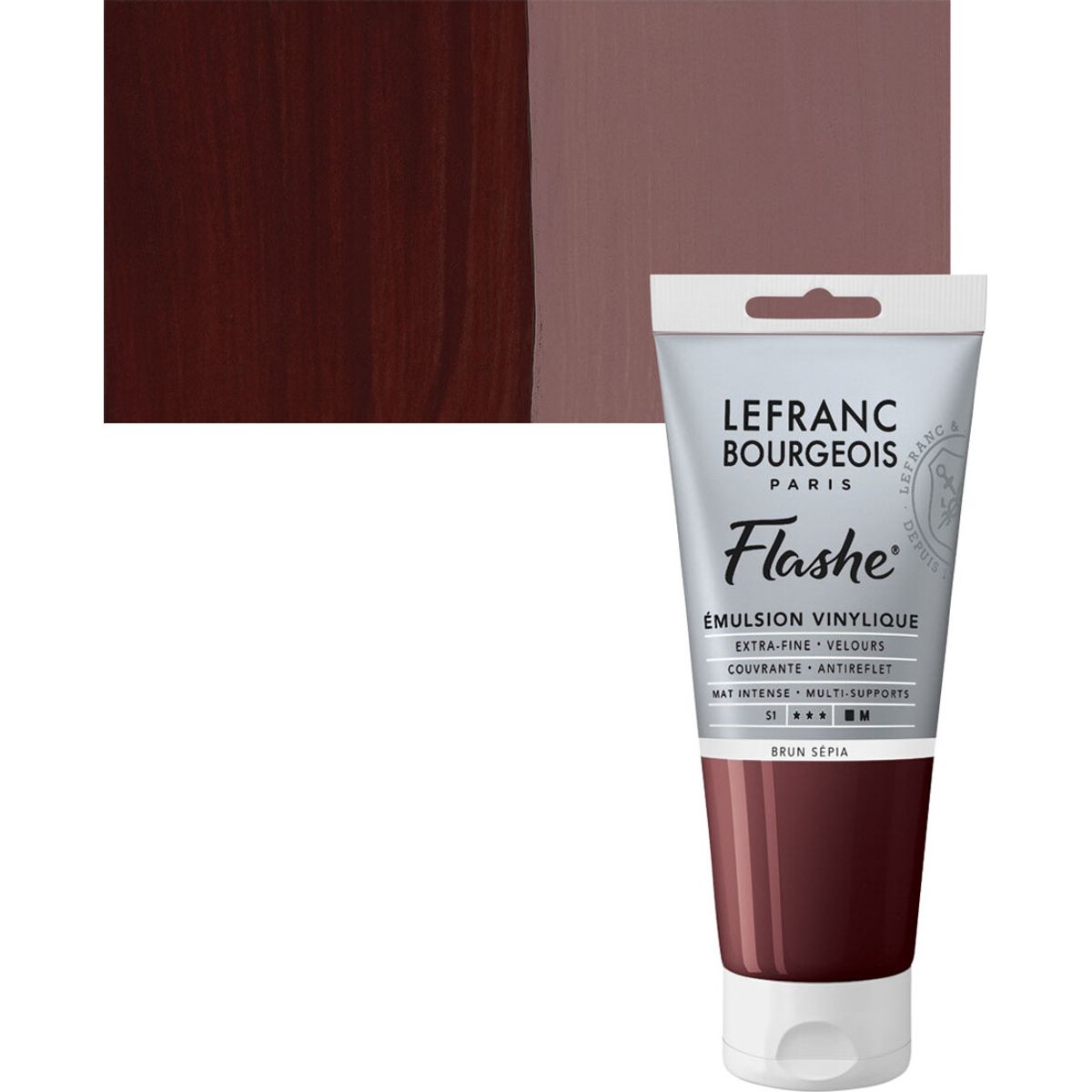 Lefranc & Bourgeois - Akrylmaling - Flashe - Sepia Brown 80 Ml