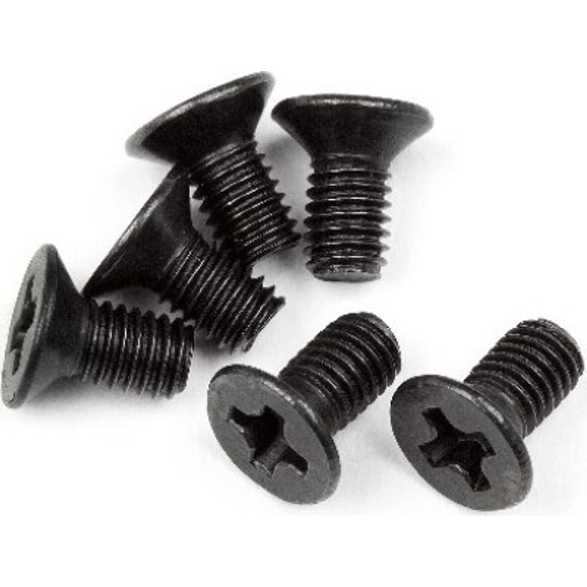 Flat Head Screw M3 X 6mm 6pcs - Mv28037 - Maverick Rc